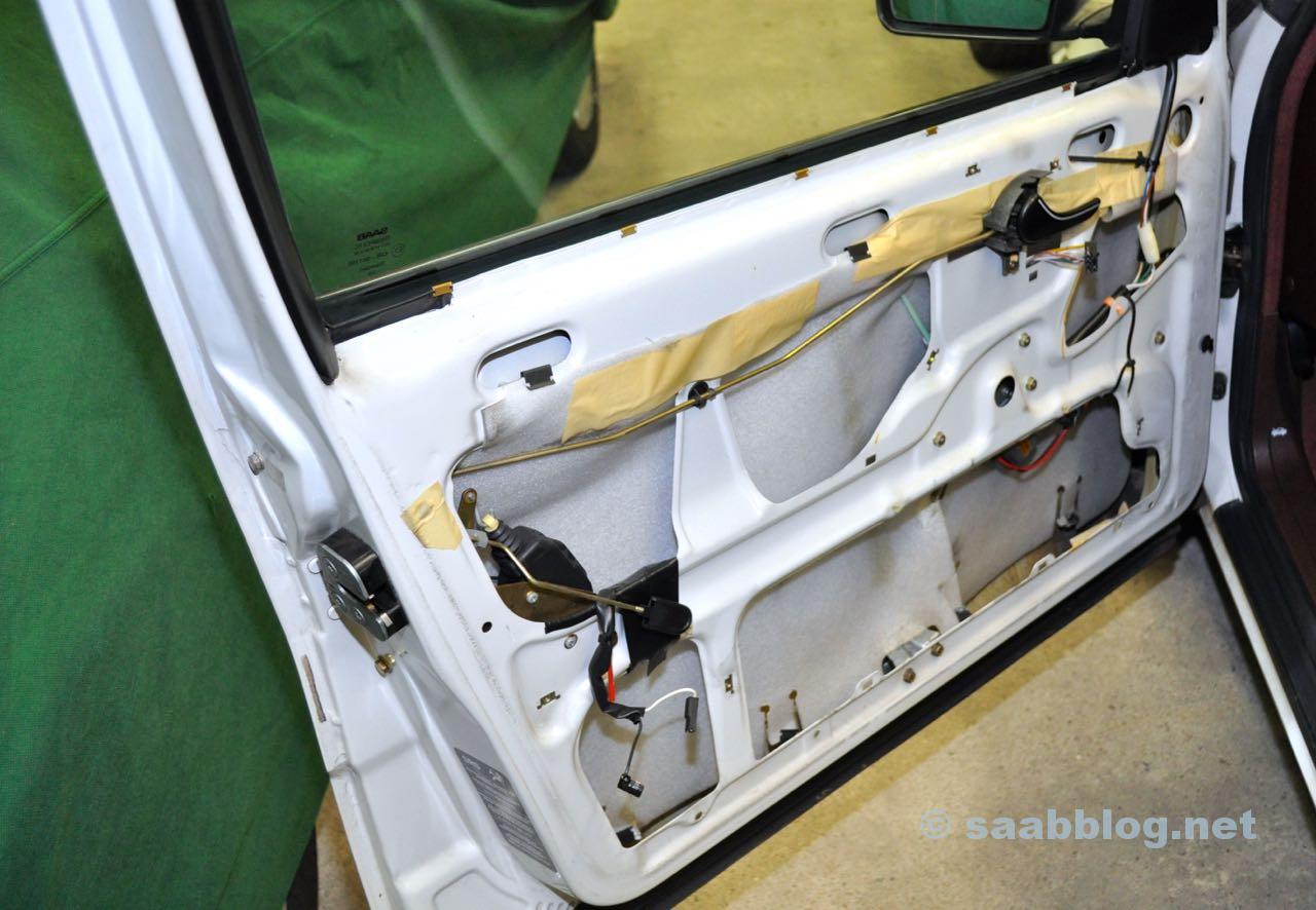 Saab 9000 CC 1989 Türe zum Vergleich.