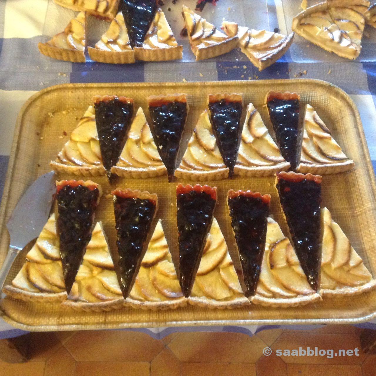 ...und die Kuchenauswahl...