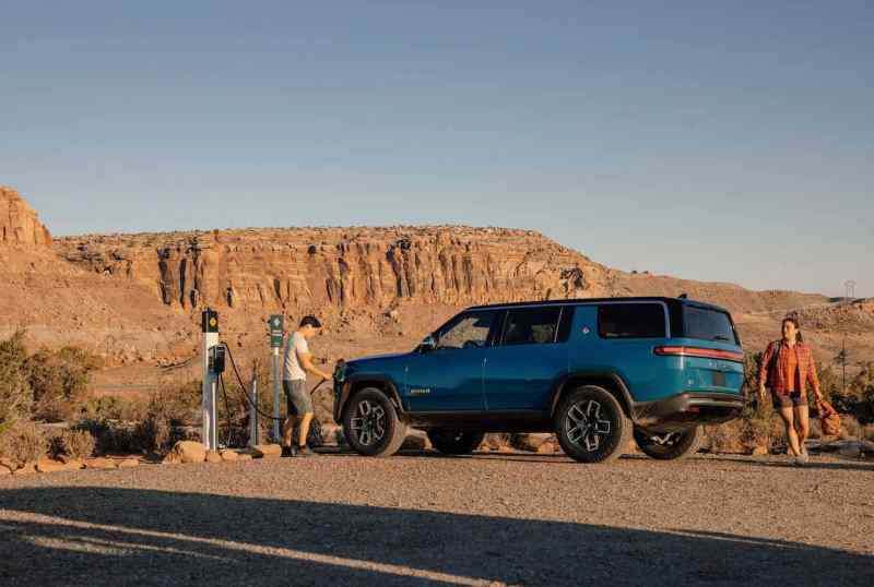 Rivian R1S - groß, schwer, spektakulär
