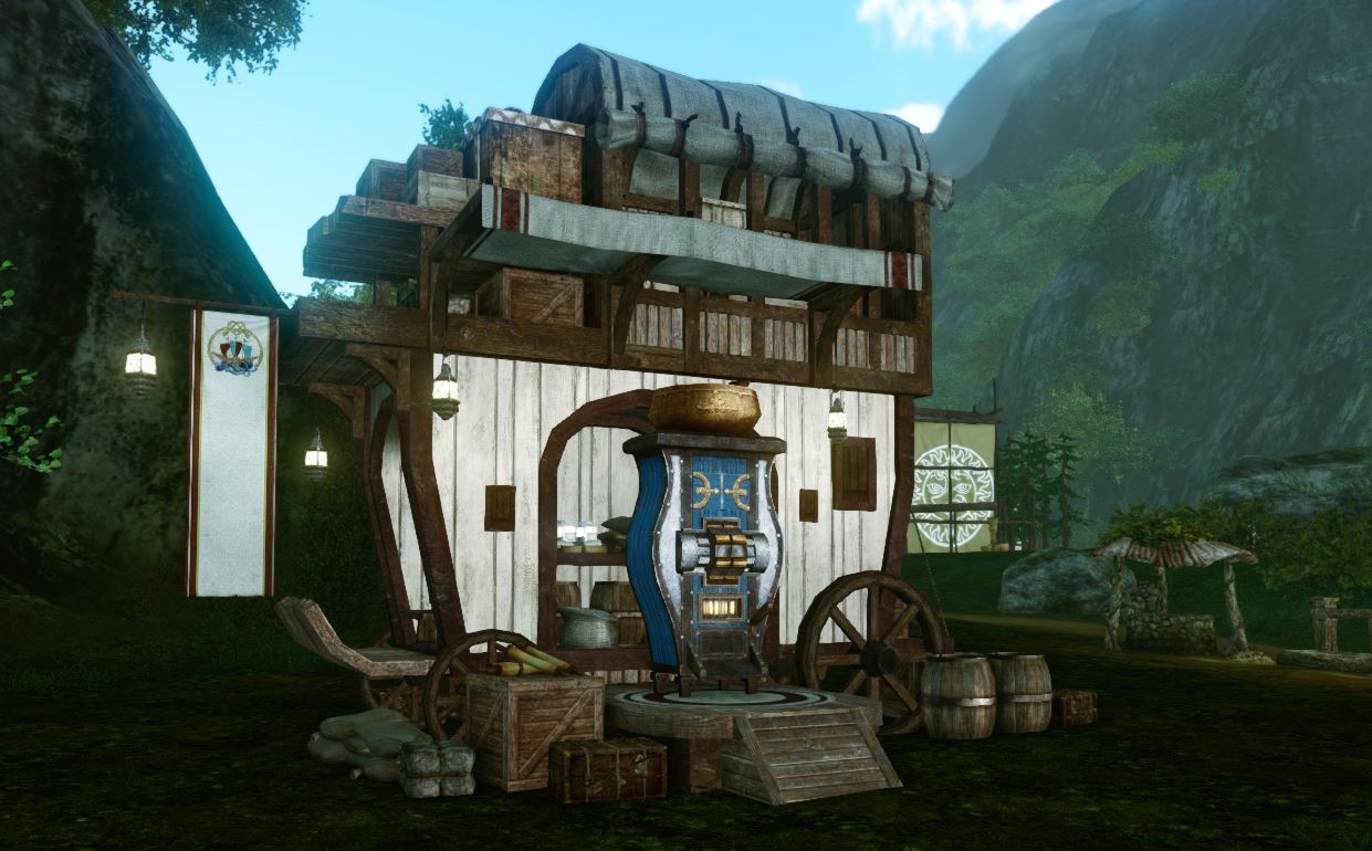 Image shows the specialty workbench in Archeage unchained