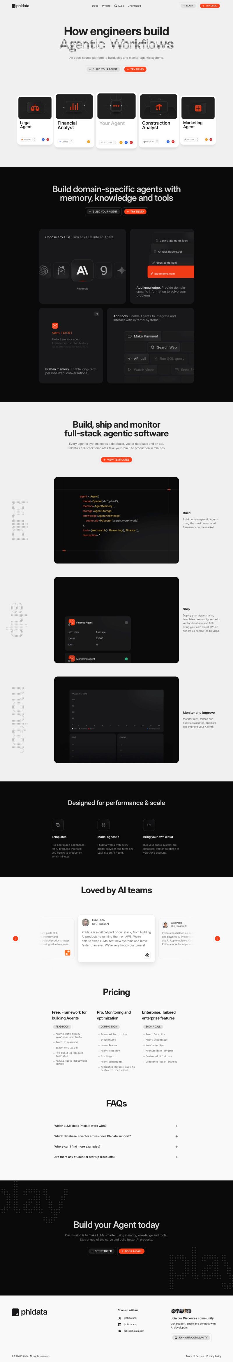 Phidata Features Section Saaspo - Gorgeous Ultra HD Gradient Pictures | Free Download