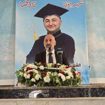 عصام شاهين في أربعين شهيد النبي عثمان
