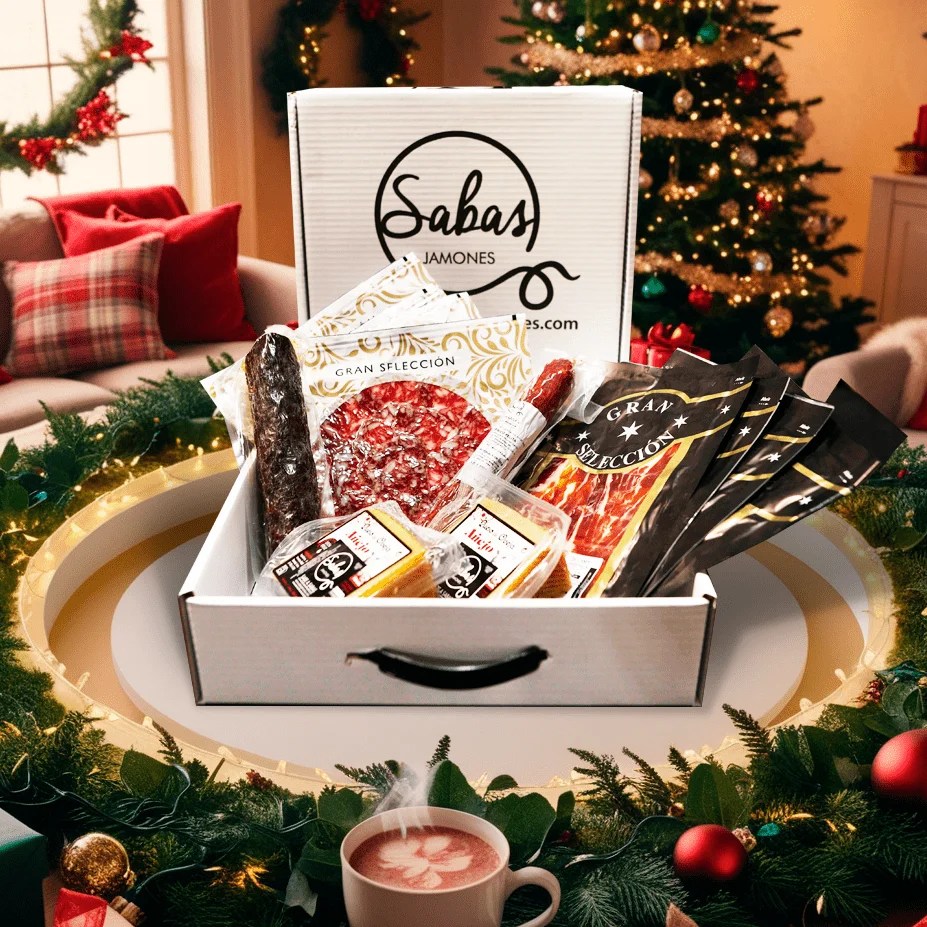 Lote y maletín ibérico Sabas para regalar y compartir