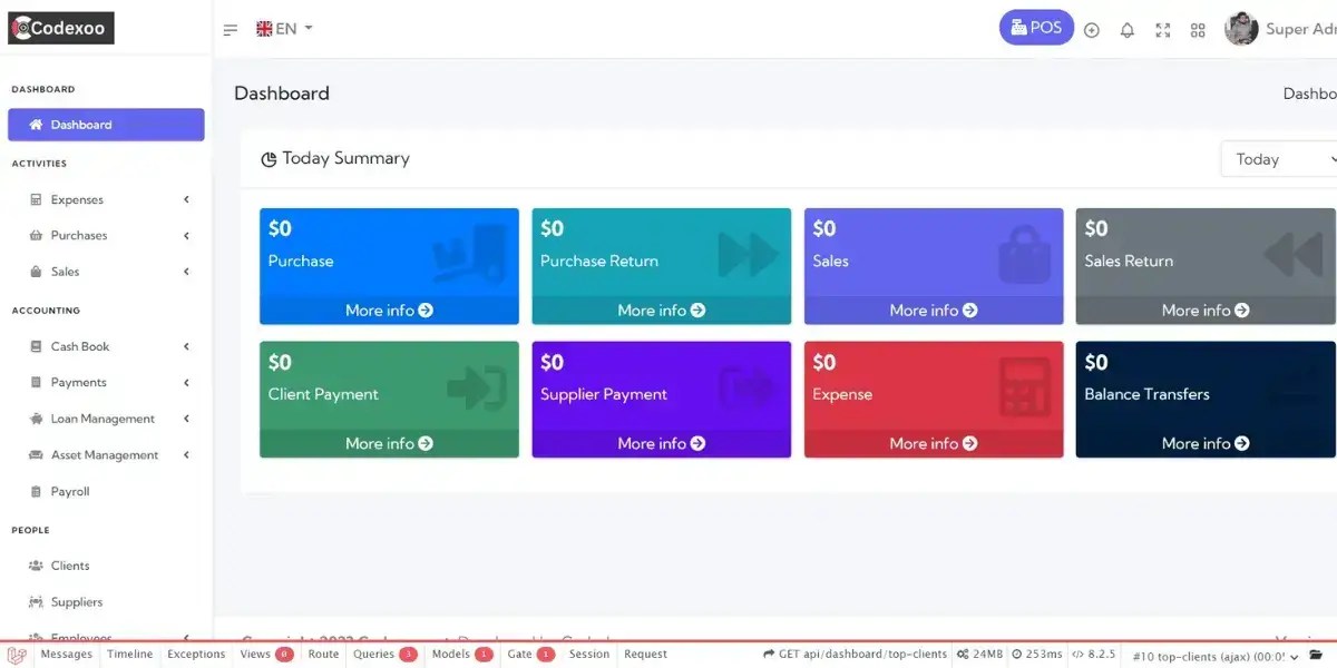 Complete POS with Inventory Management & HRM System in PHP MySQL