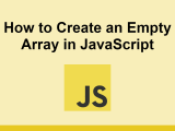 How To Create An Empty Array In Javascript Sabe