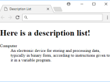 Unordered Ordered And Description Lists Html Tutorial Sabe