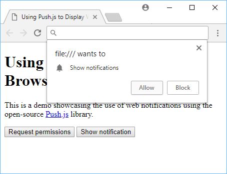 Using Push Js To Display Web Browser Notifications - Stunning Sunset Photo - Mobile