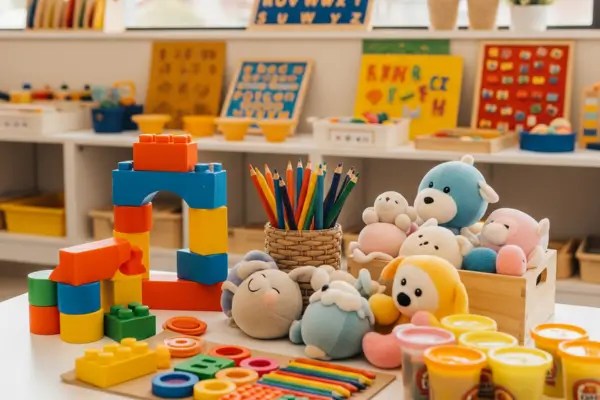 Recursos e materiais para estimular o desenvolvimento infantil no Método Reggio Emilia para crianças pequenas
