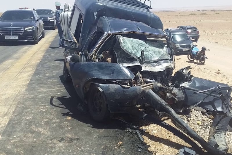 “حادث سير مأساوي في بولمان يؤدي إلى وفاة 5 أشخاص وإصابة آخرين