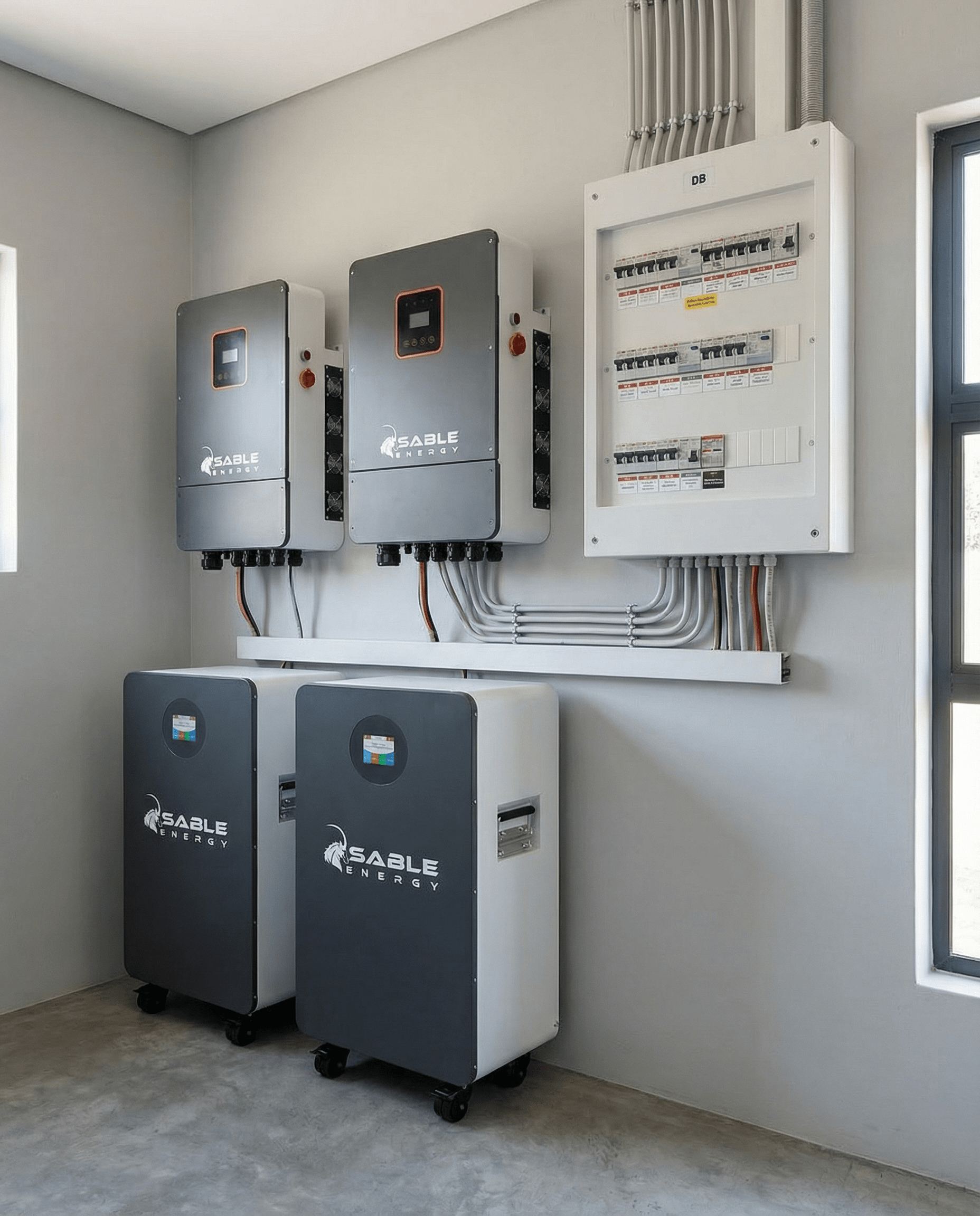 Sable Energy 16kW solar system with 20kWh battery and 20 panels for full home energy independence