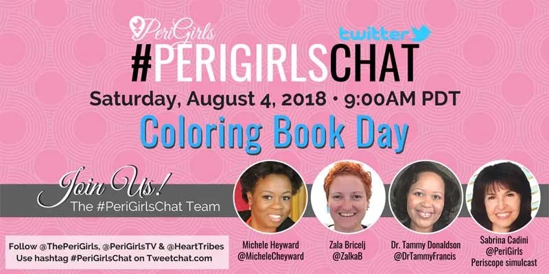 sabrina cadini perigirlschat twitter chat guest coloring book day creative entrepreneurs
