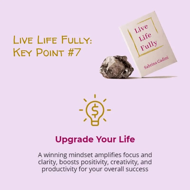 sabrina cadini live life fully holistic life coach upgrade your life book crowdfunding campaign