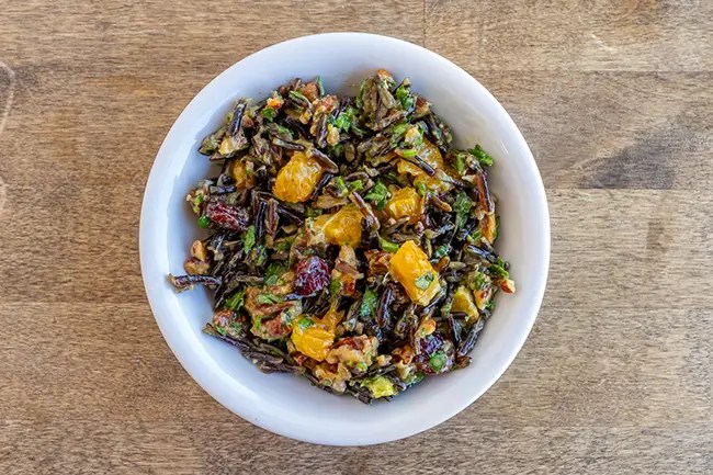 Wild Rice Salad with Toasted Pecans