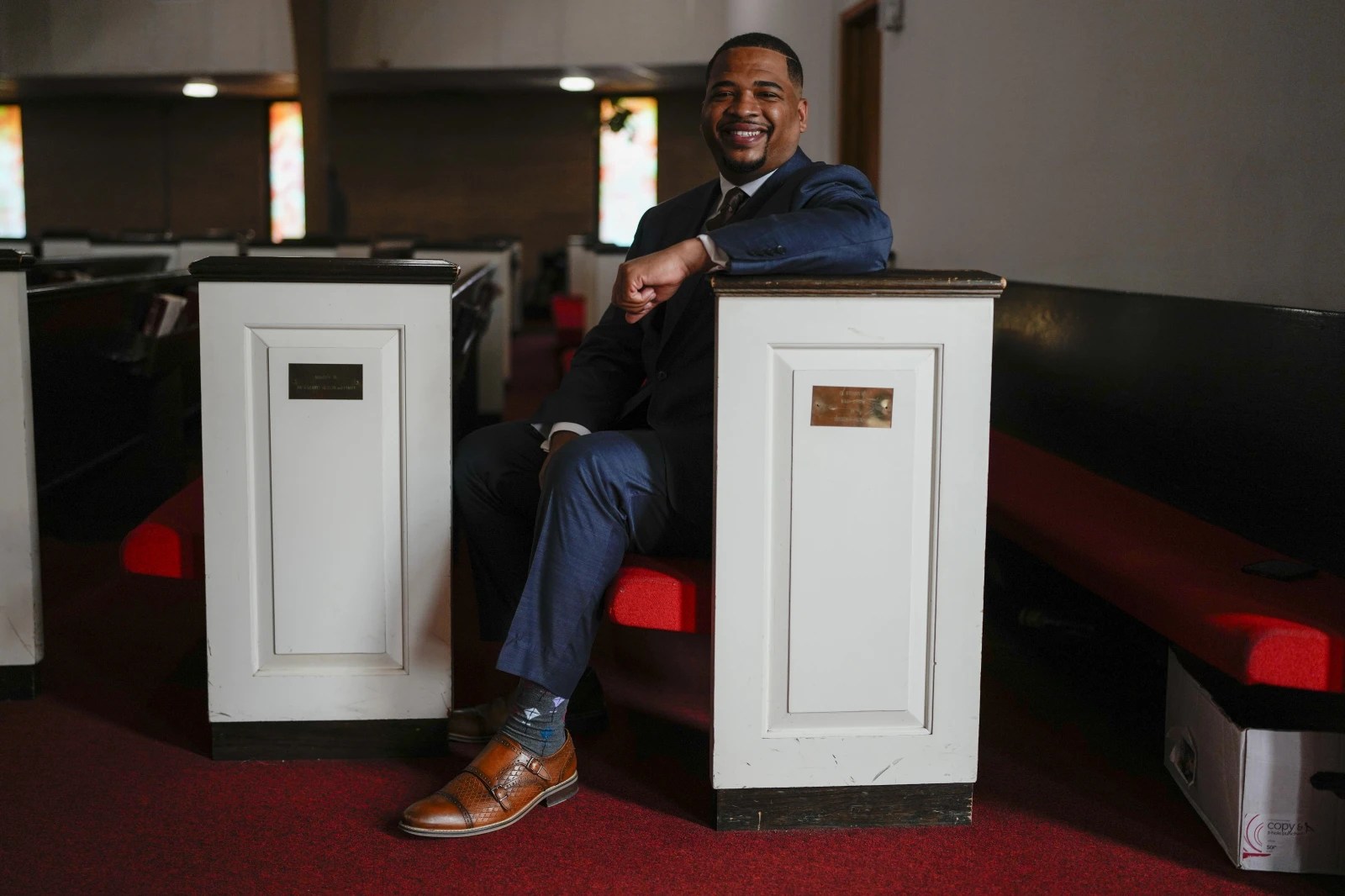 The Rev. Cr. Chauncey Brown (AP Photo/Erin Hooley)