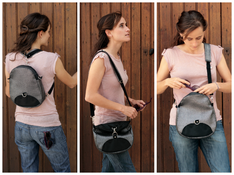 Convertible Backpack Pattern Limbo Sacotin