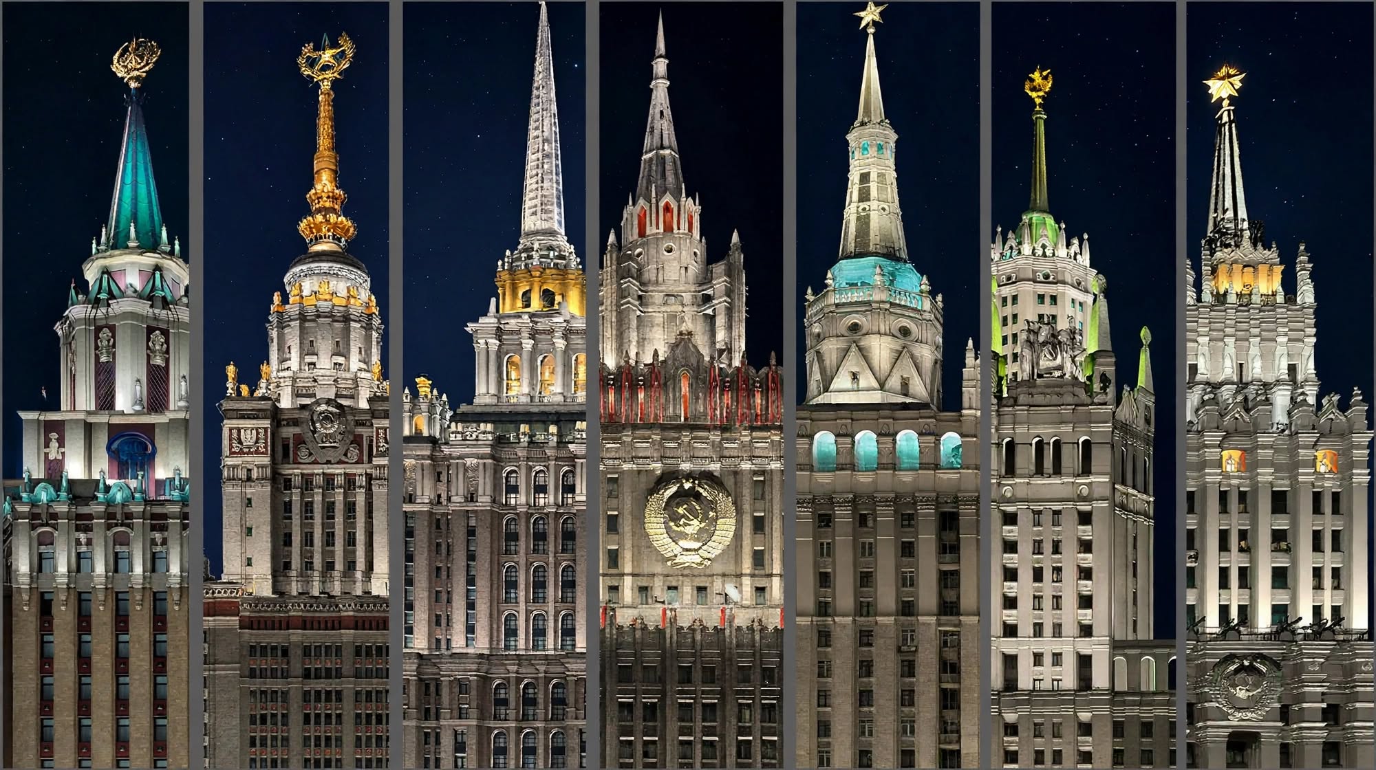 Moscow's iconic "Seven Sisters"