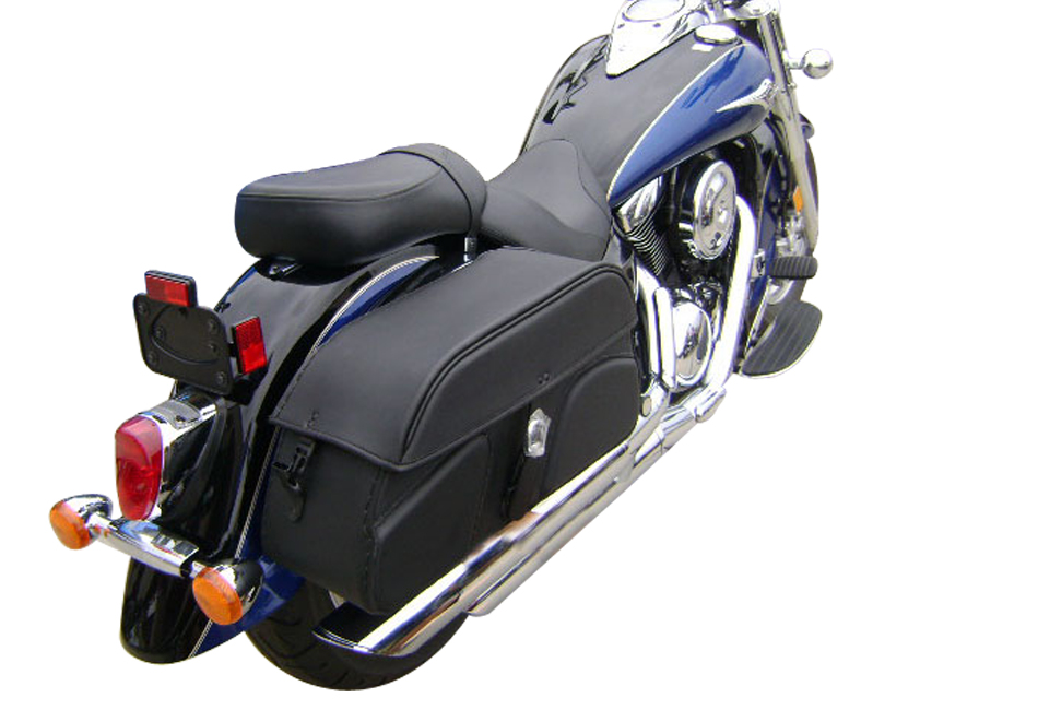 1429- Kawasaki Vulcan 1600 Classic saddlebags With Quick Mounting