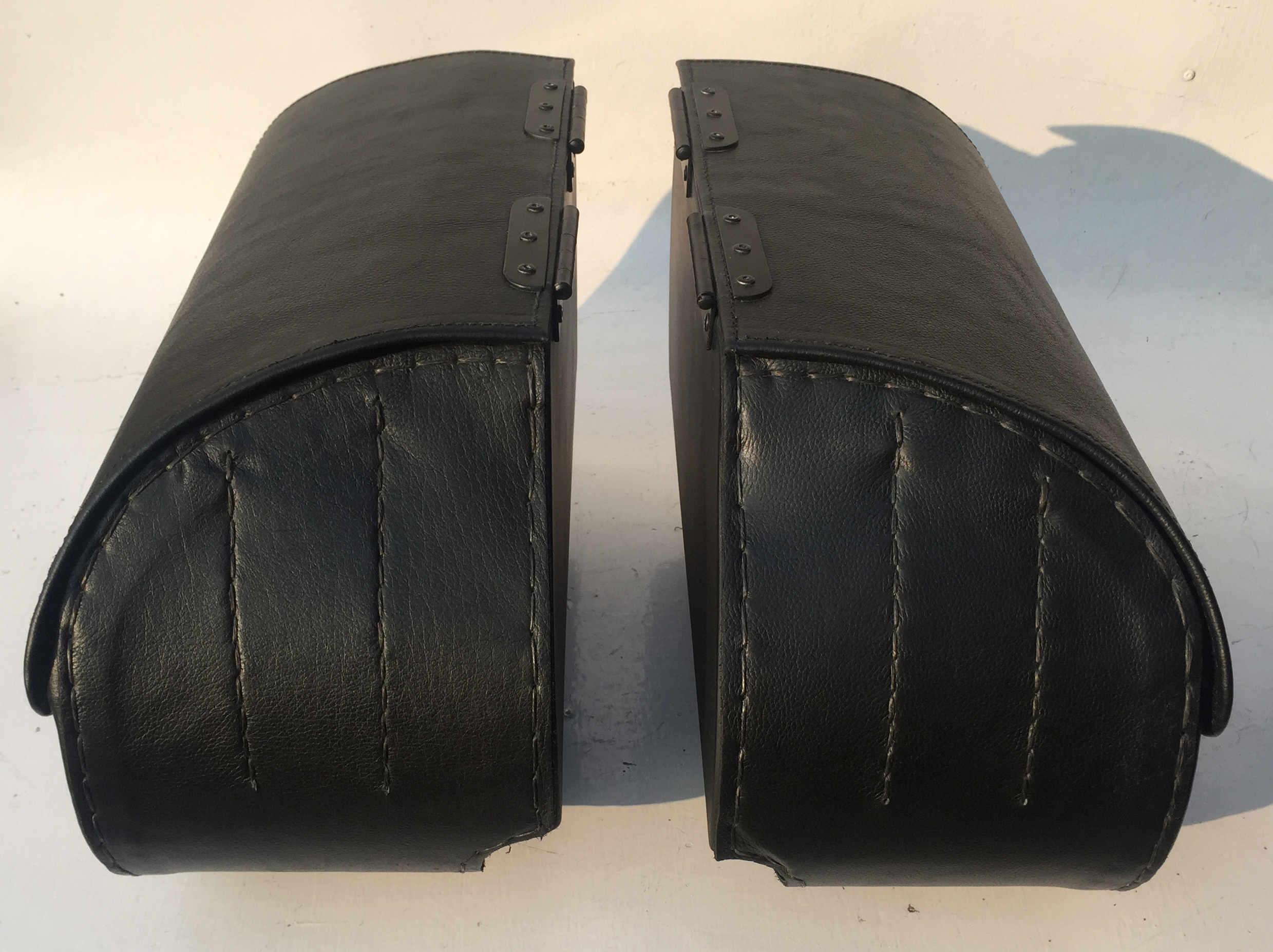 2008L- Saddleline Victory Kingpin Saddlebags With Quick Detaching