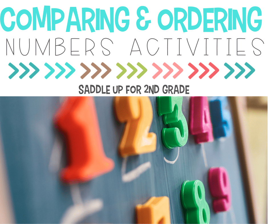 comparing and ordering numbers activities saddle up for 2nd grade