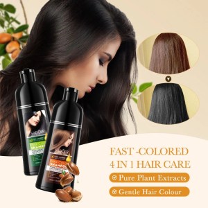 SADOER Organic natural avocado hair color cream argan oil plant essence hair care products black brown hair dye cream