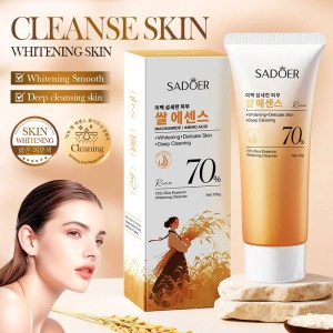 SADOER 70% Rice Essence Whitening Cleanser 100G