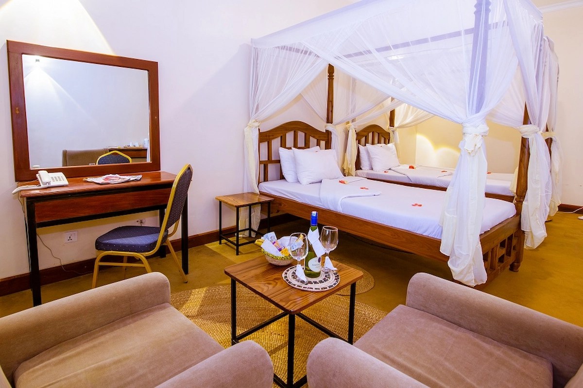 Accommodation bed at Eileen's Trees Inn