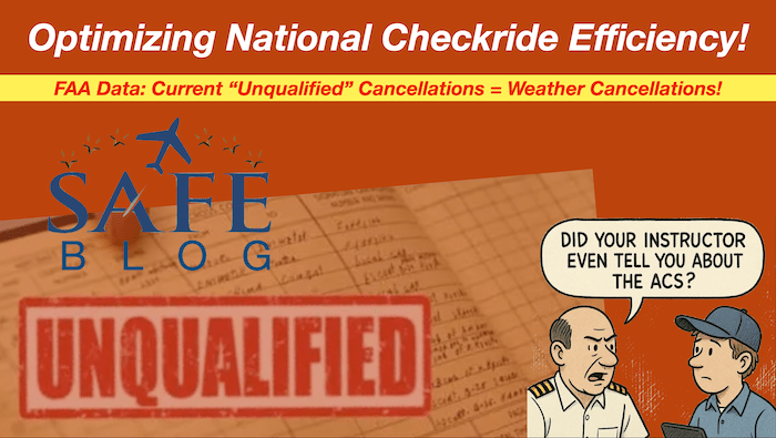 Optimizing National Checkride Efficiency!