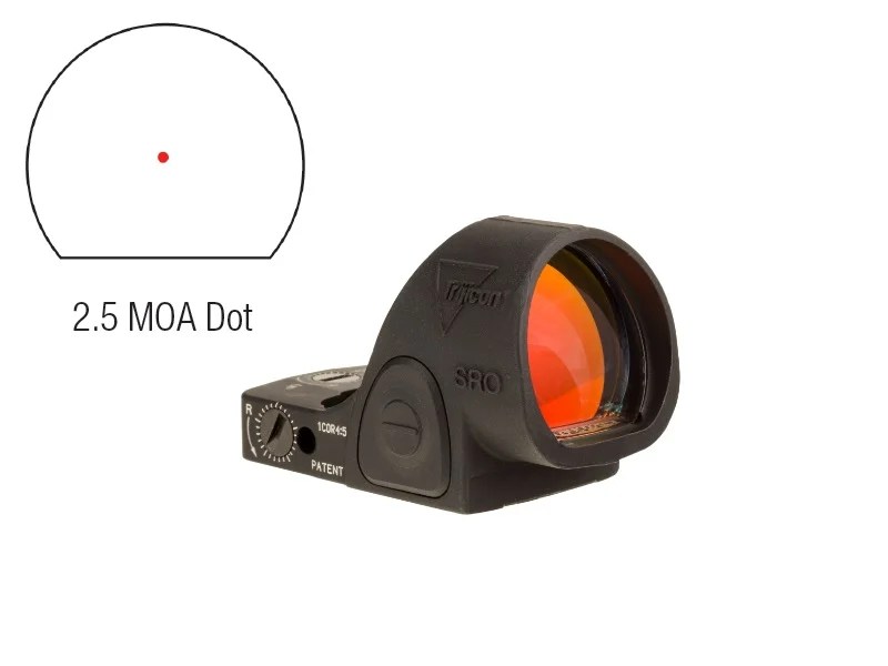 TRIJICON SRO ADJ SIGHT LED 2.5 MOA RED