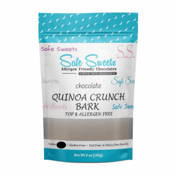 Chocolate Quinoa Crucnh Bark 5oz Bag Front