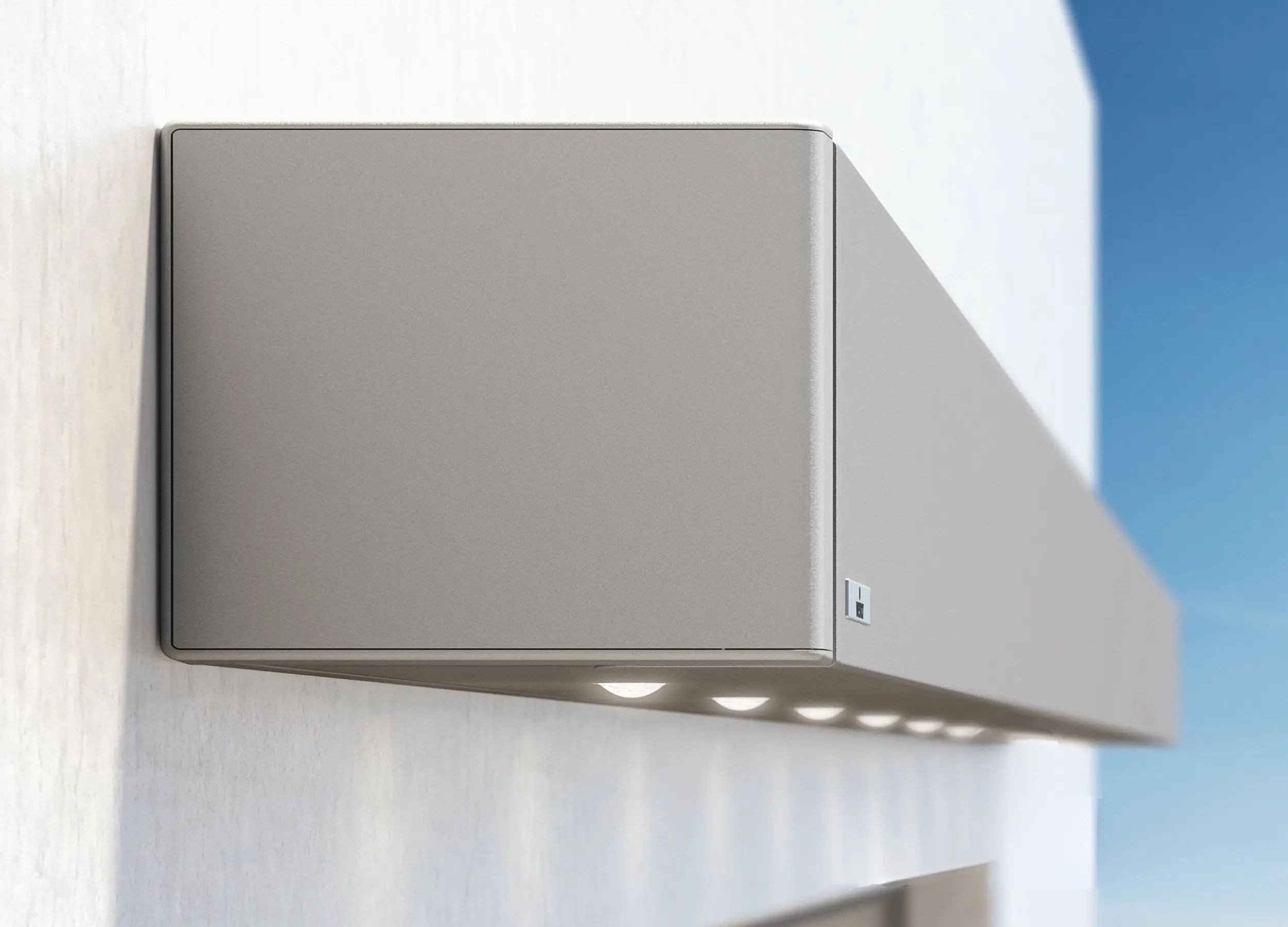 Kubata awning with integrated LED lighting – detail view