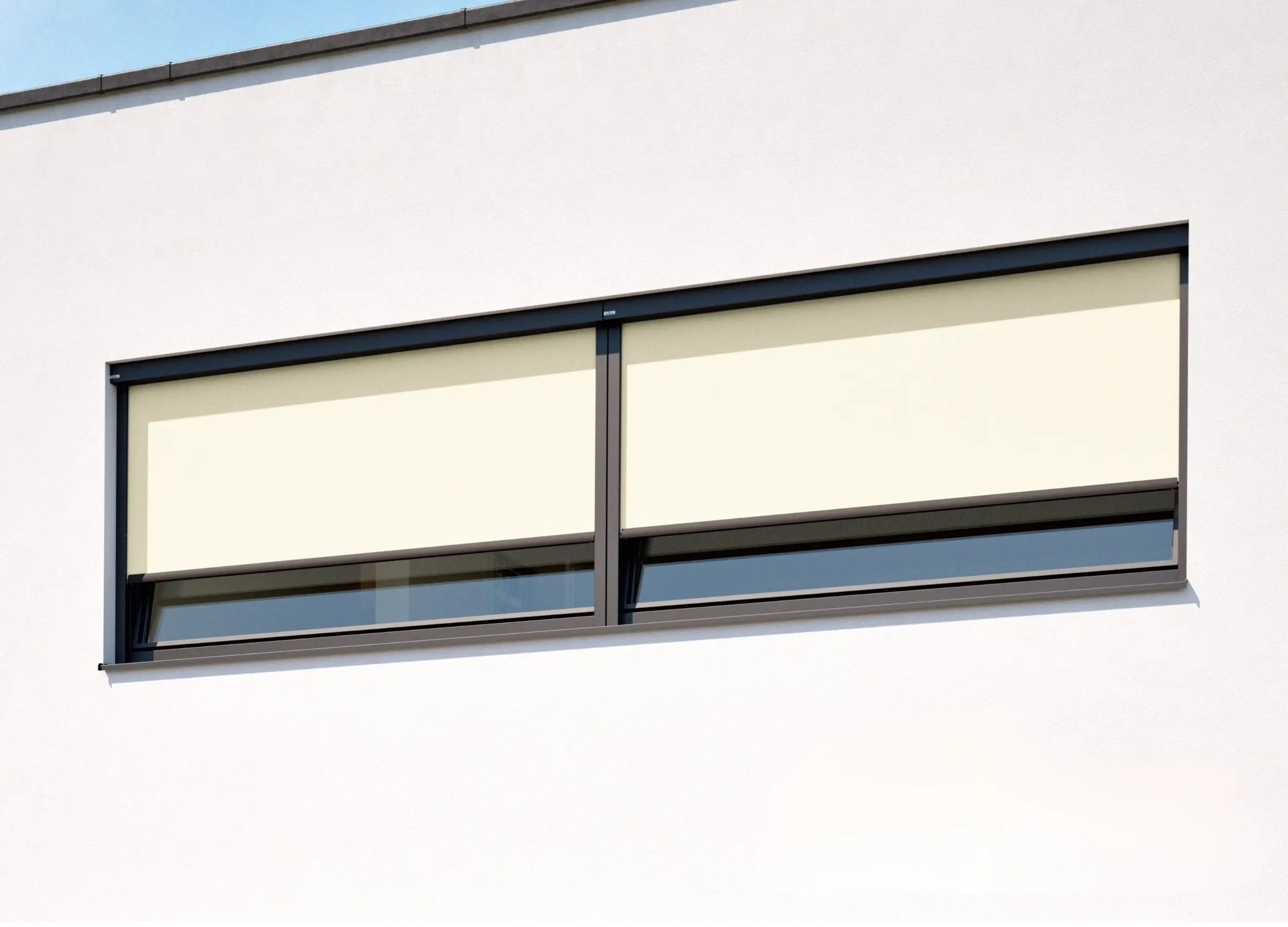 weinor vertitex ii blinds fitted to external modern windows