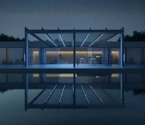 Glass veranda extension creating year-round outdoor living space in Essex, Suffolk and Cambridgeshire by Saffron Outdoor Living