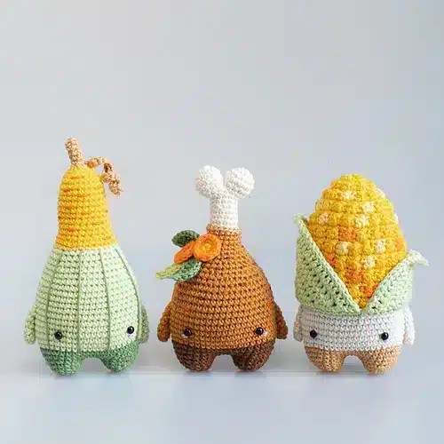 Thanksgiving Amigurumi Crochet Pattern Set — thanksgiving amigurumi crochet pattern