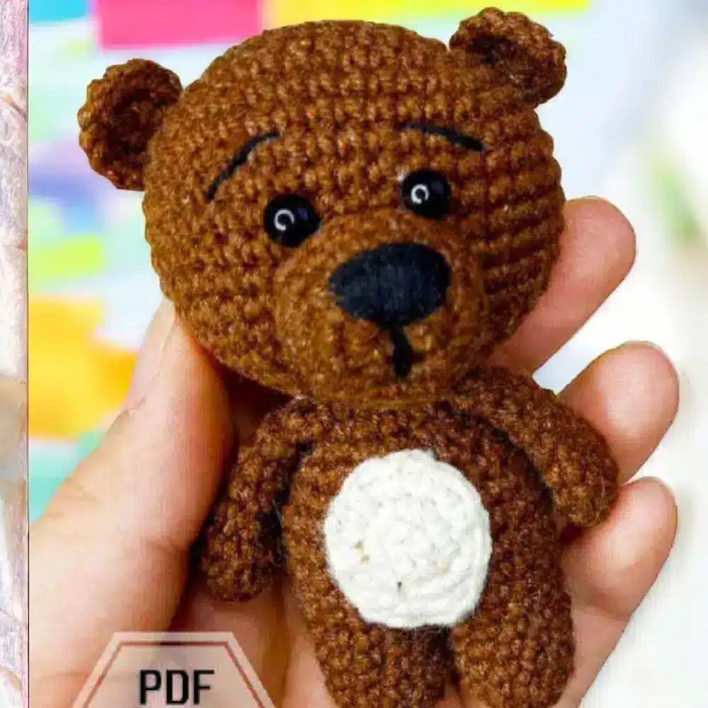 Jumbo No-Sew Teddy Bear Crochet Pattern - Easy DIY Amigurumi Toy jumbo no-sew teddy crochet pattern — photo 2