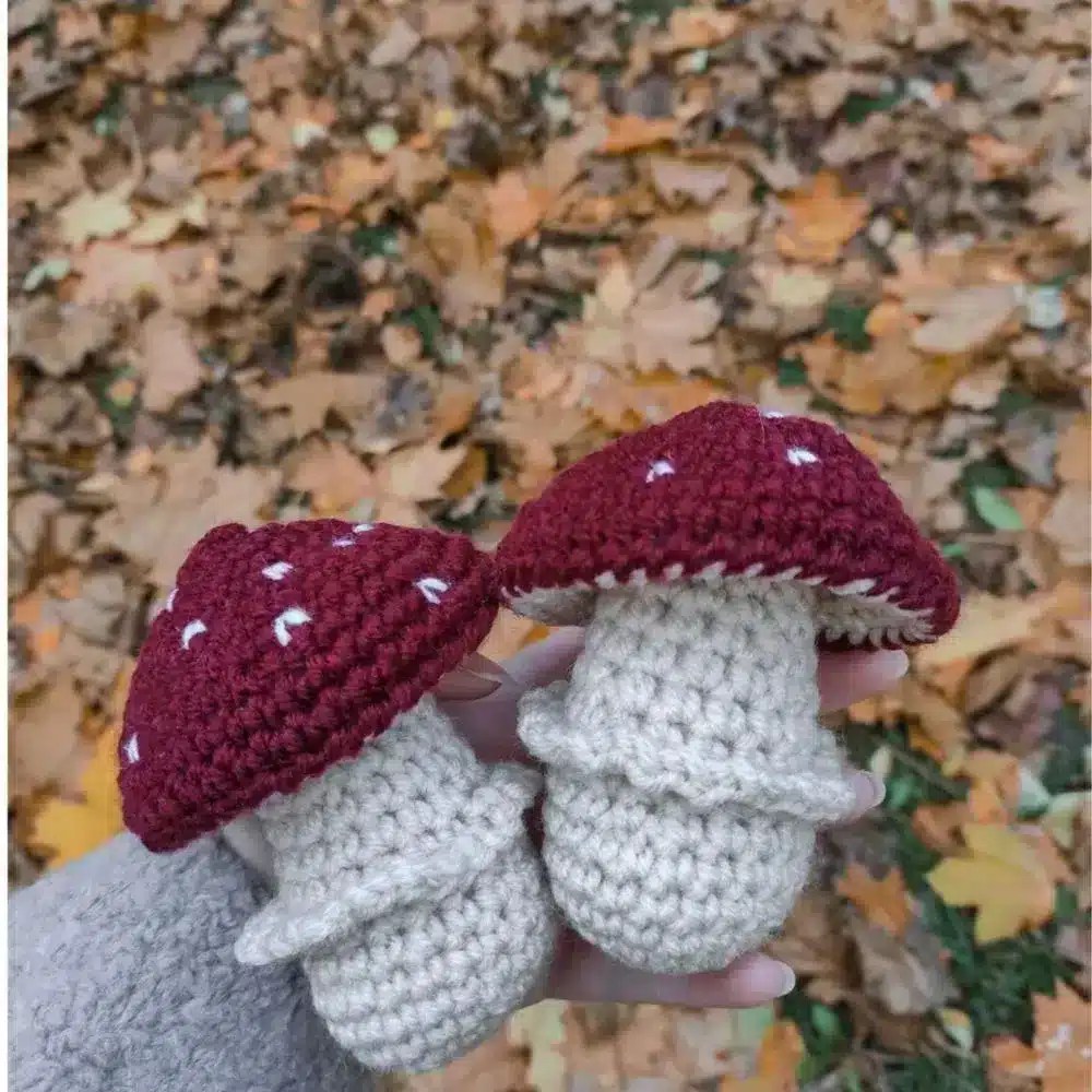 Whimsical Fly Agaric Mushroom Crochet Pattern - Amigurumi Toadstool fly agaric mushroom crochet pattern — photo 2