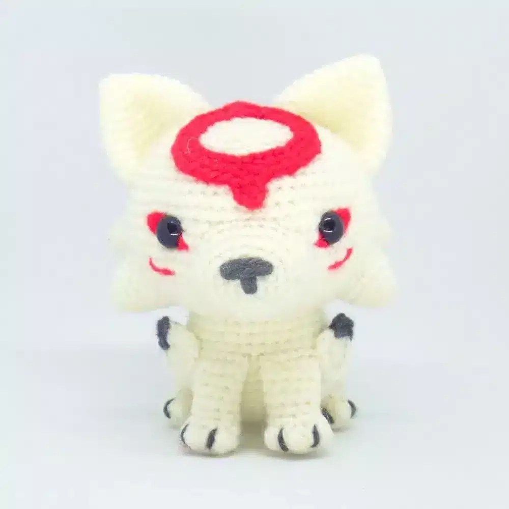 Amaterasu (Okami) Amigurumi Crochet Pattern - DIY Sun Goddess Guide — amaterasu okami amigurumi crochet pattern