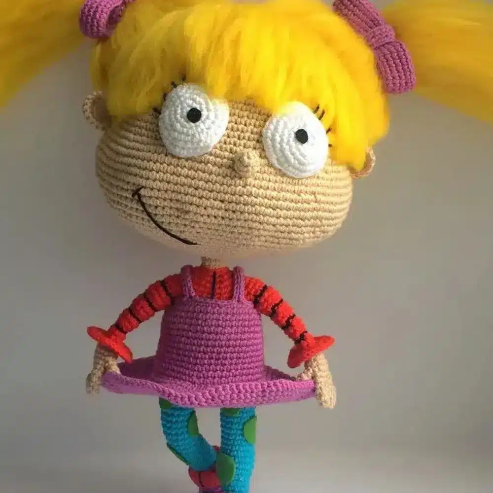 Angélica Pickles Amigurumi Crochet Pattern - Adorable Rugrats DIY Crochet Guide for Beginners angélica pickles