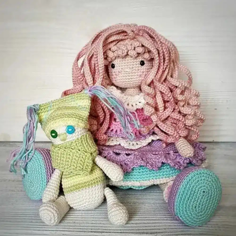 Amigurumi crochet doll pattern Ariella amigurumi crochet doll pattern — photo 2
