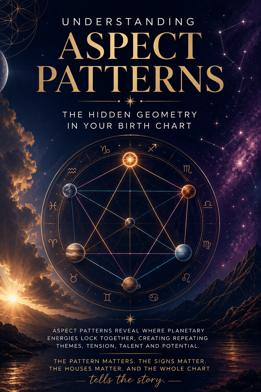 The Shape Hidden In Your Birth Chart: Understanding Aspect Patterns