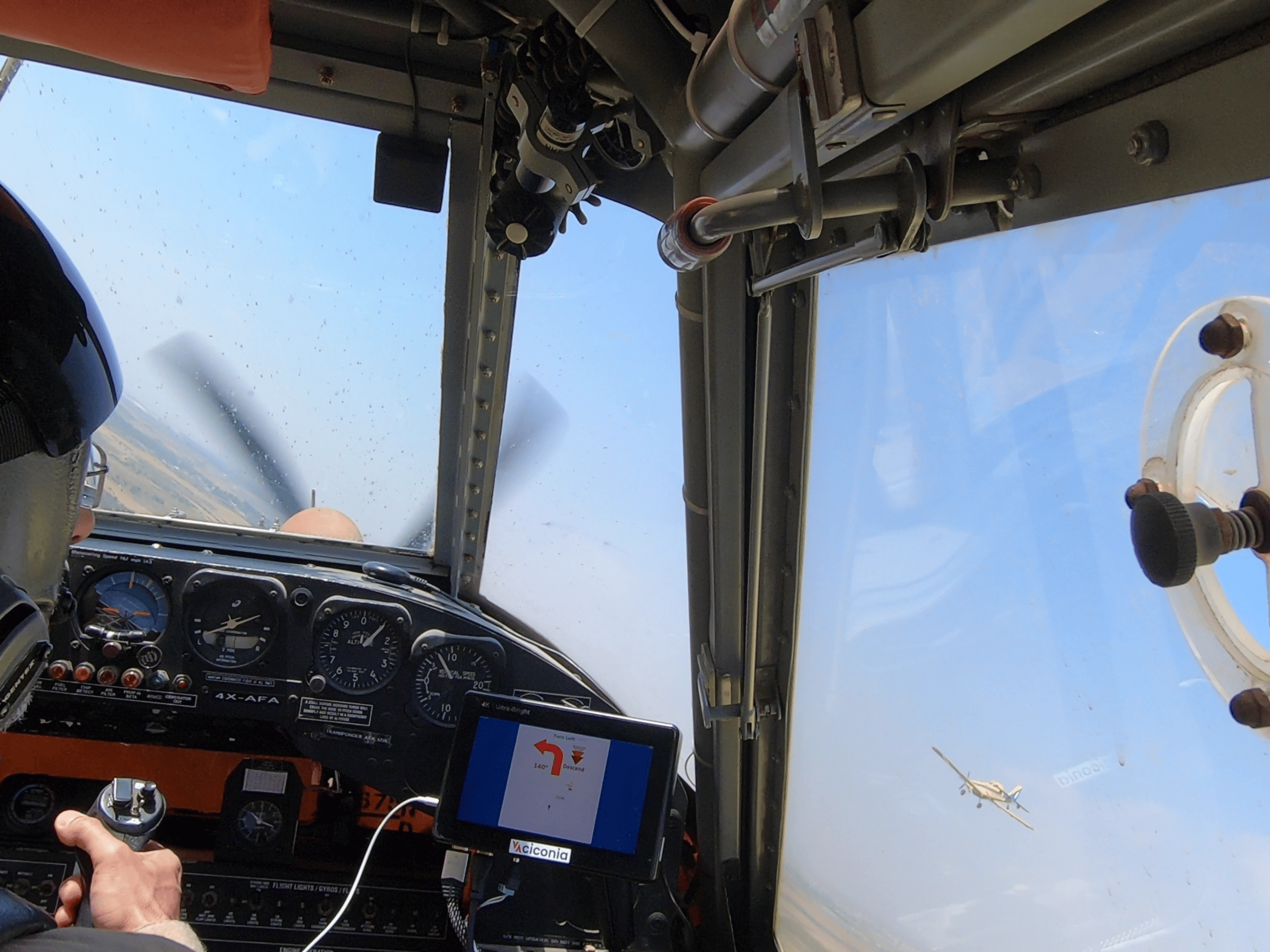 CCAS Pilot Display during Coordinated Flight