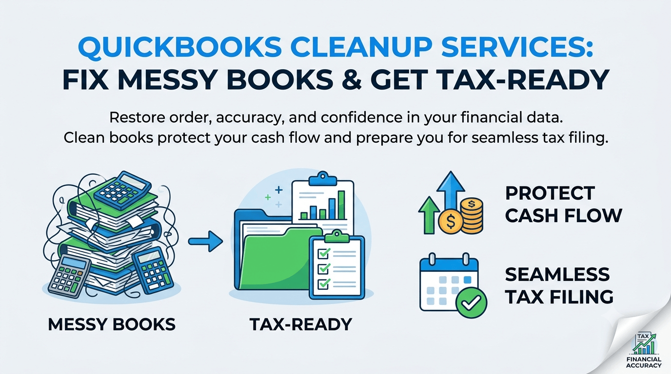QuickBooks Cleanup Services: Fixing Messy Books for US Businesses