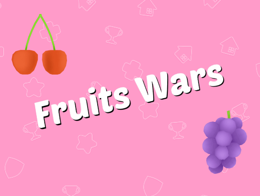 Fruits Wars Complete Board Game Template Logo