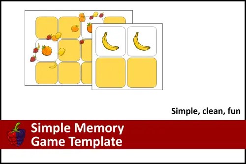 Simple Memory Game Template Feature