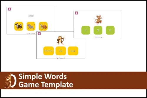 Simple Words Game Template Feature