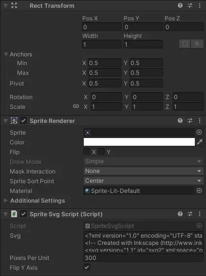 Unity Tutorial - Importing SVG - Import as Sprite Components