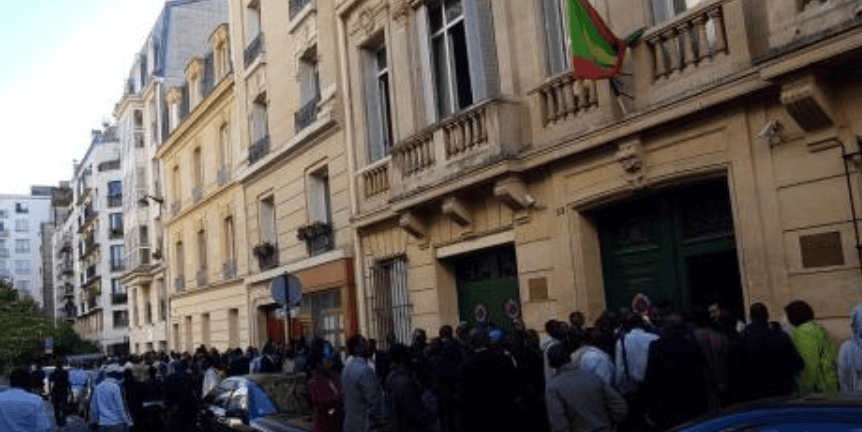 عاجل : اقتحام مبنى للسفارة الموريتانية بفرنسا