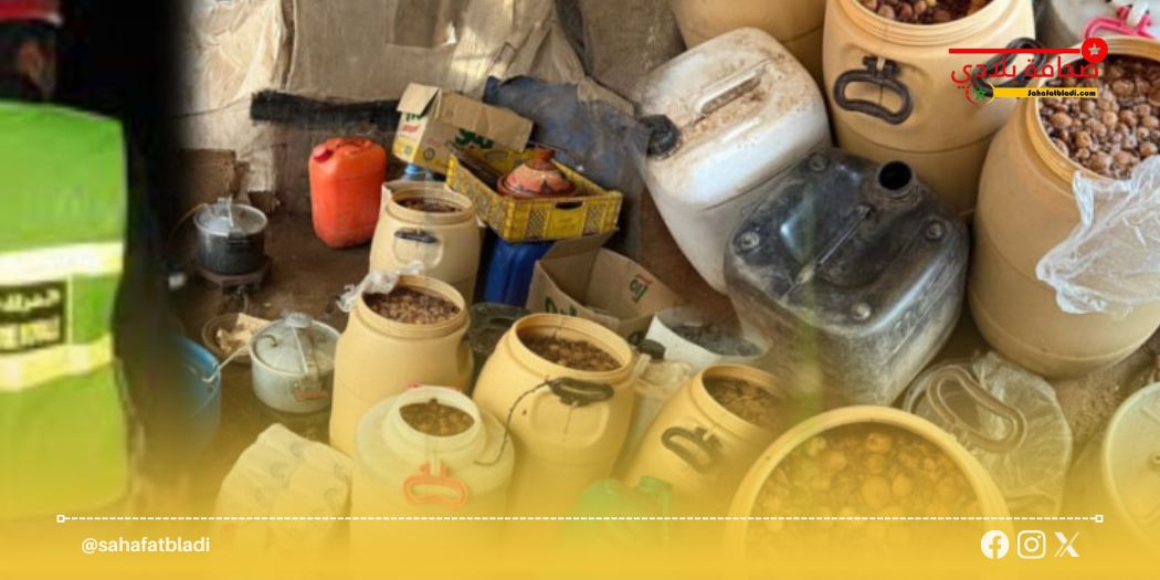 أولاد أفرج.. الدرك يفكك معملاً سرياً لـ«الماحيا» ويحجز كميات مهمة من المسكر