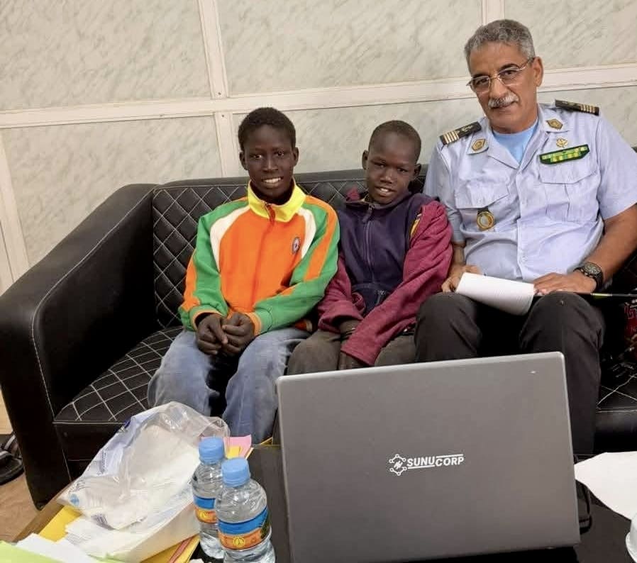 خفر السواحل الموريتاني ينقذ طفلين سنغاليين قرب نواذيبو