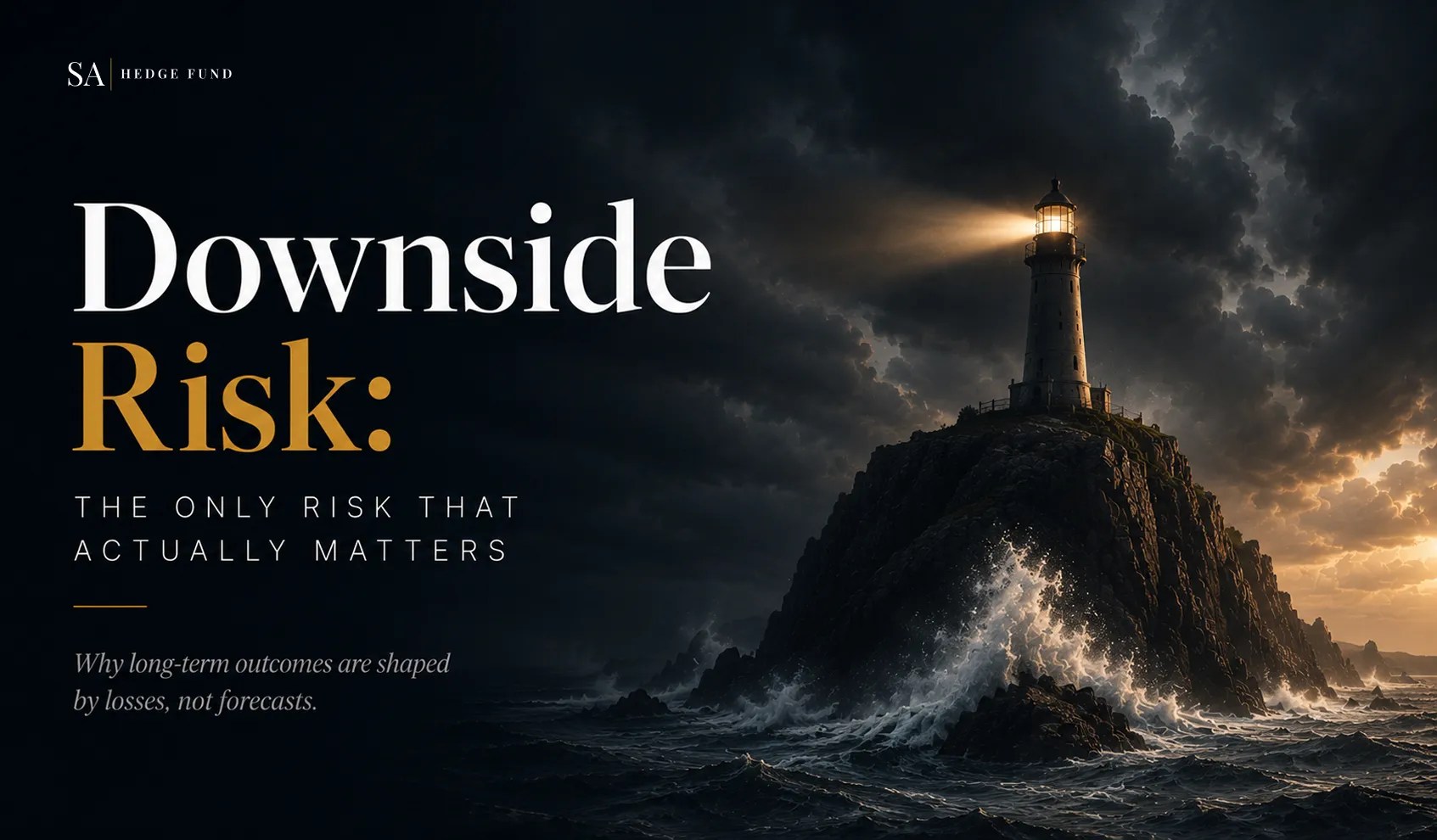 Downside Risk: The Only Risk That Actually Matters