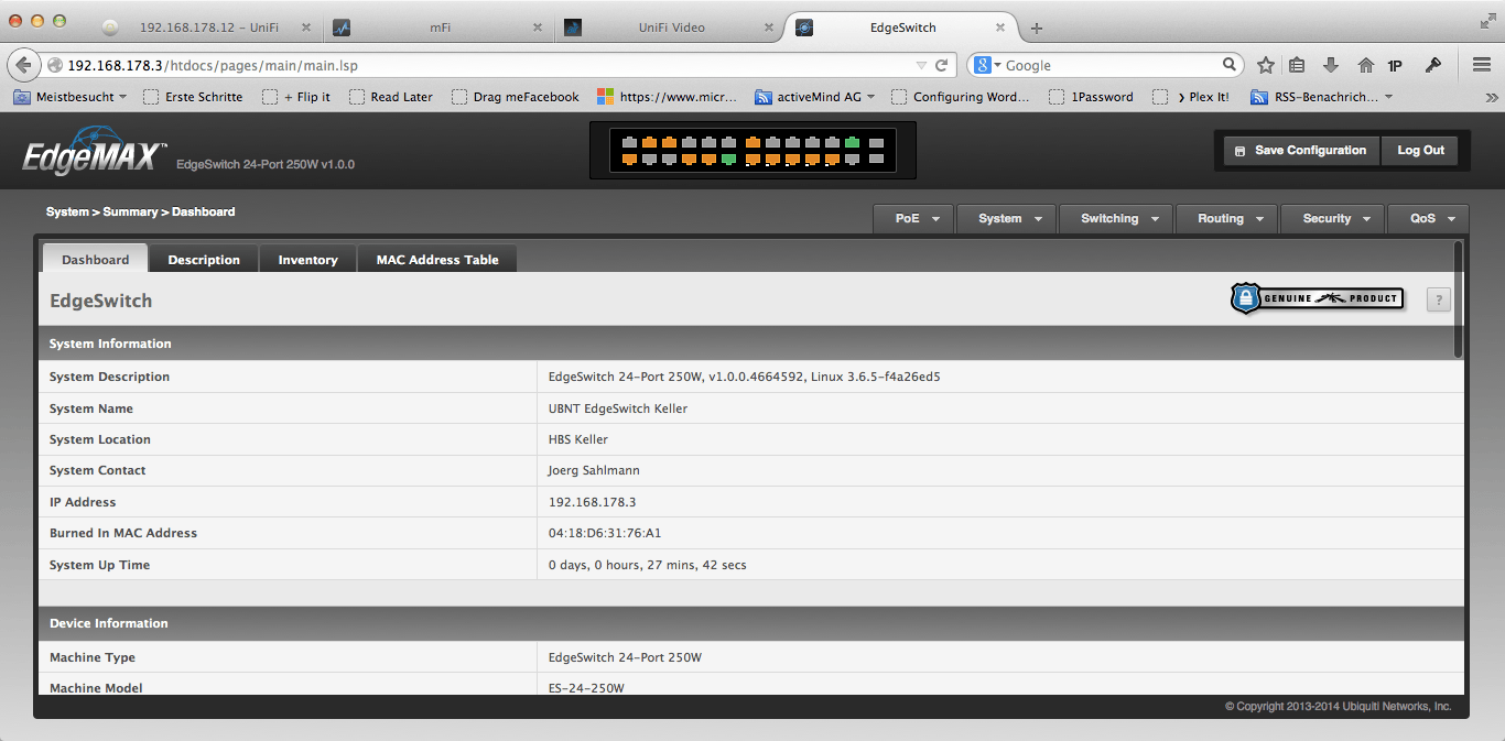 Ubiquiti EdgeSwitch ES-24-250W